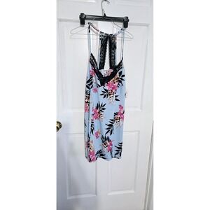 Vintage Secret Treasures Nightgown size XL w/ tag blue floral